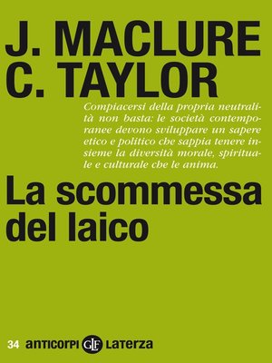 cover image of La scommessa del laico